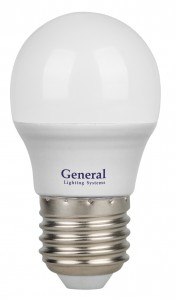 Лампа св/д General шар матовый E27 20W 4500К
