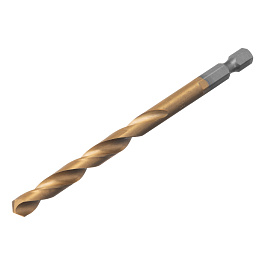 Сверло по металлу, 7 мм,HSS нитридтитановое покрытие 6-тигранный хвостовик Matrix