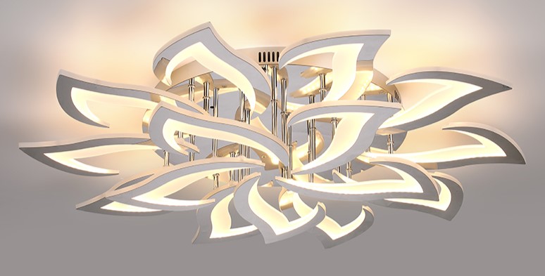 Люстра светодиодная F13016/10+5 LED CR 270W 960*960*130