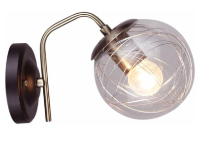 Бра S204604/1w AB+BK