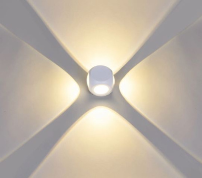 Настенный светильник S286828-004TLFA LED4*3W  WT диам 95мм 