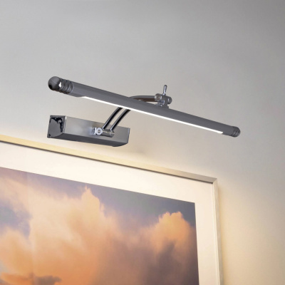 Светильник светод.для картин зеркал S200401 11W(650lm) 3K-4K-6К серебро 610*140*85