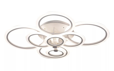 Люстра светодиодная F13009/8 LED WT+RGB 208+18W 980*800*200