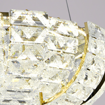 Люстра подвесная S267530/500 LED 82W хрусталь диам.500