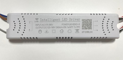 Драйвер 2,4G (40-60W)*4 для светодидных акриловых св-в Lampa (120-190V 240mA) 