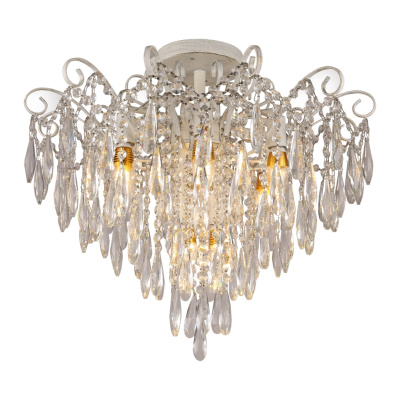 Люстра D452023/10 WT WT хрусталь диам.59см выс.50см Е14