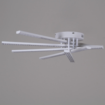 Люстра светодиодная S207138/5 WT с пультом 120W 9600lm 630*145мм