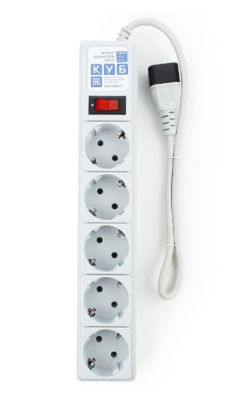 Сетевой фильтр Power Cube ПВС 3*0,75 5 роз 1,9м 10A