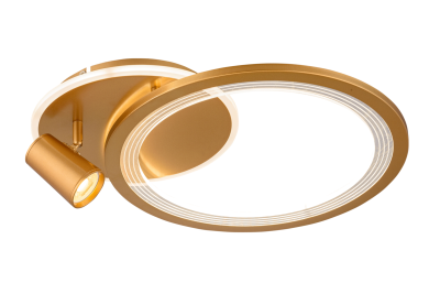 Люстра светодиодная F12194/1+1 LED GOLD 71W 500*400*100