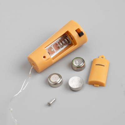 Гирлянда "Роса-нить с пробкой" 2м на батар.LR44*3 20LED IP20 мульти свечение