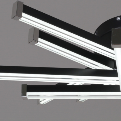 Люстра светодиодная S263090/8 BK с пультом 160W 12800lm 640*160мм