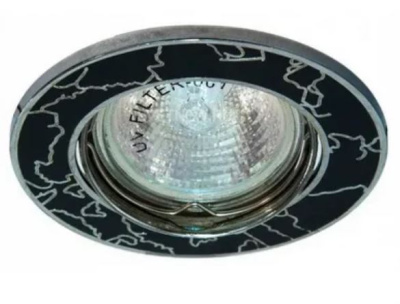 Точечный светильник 152BK (сер.-черн.)