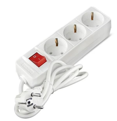 Удлинитель "Союз" ПВС 3гн 1,5м  з/к 3500вт