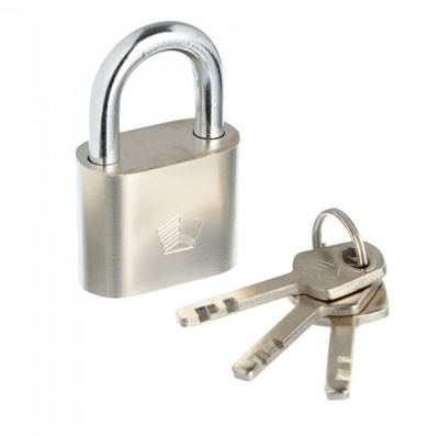 Замок навесной AST 30мм, никель