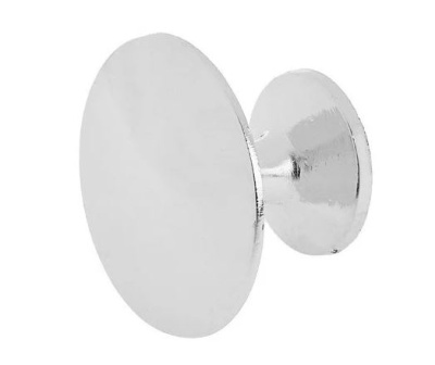 Ручка-кнопка (60) РДК-110-Хром (Реж) 