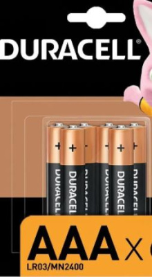 Батарейка алкалиновая мизинчиковая DURACELL LR03  
