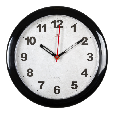 Часы 21 век 2323 пластик (23*23) d=23см