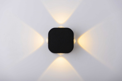 Светильник настенный F120132 SBK LED 4*1W 100*35*100