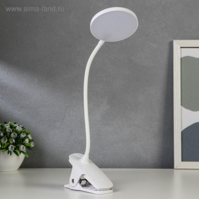 Светильник-прищепка 16109/1 4W наст./аккум.USB 2700K-6000К