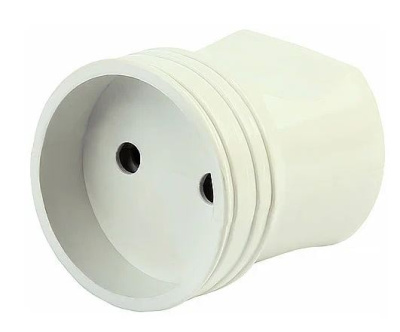 Штепсельное гнездо б/з 10 А белое SmartBuy