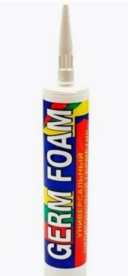 Герметик универсальный силиконовый б/цветный 280мл GERM FOAM
