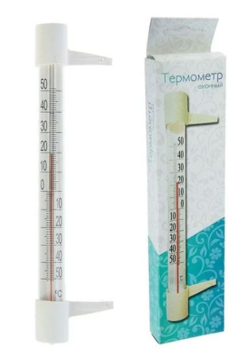 Термометр оконный стандарт ТБ-202 на гвоздиках