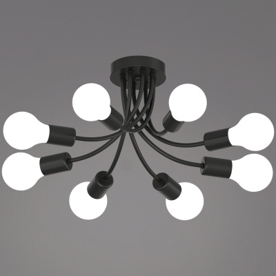 Люстра потолочная S201730/8 BK E27 460*210