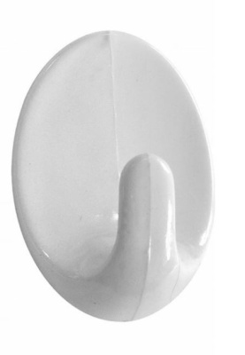 Крючок самоклеющ."Эконом"овал 1шт SM27-204