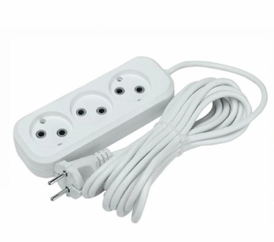 Удлинитель Jett ШВВП 2х0,75 7м 3г6А