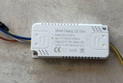 Драйвер LED (25-40W)*2 для светодиодных тарелок (75-130V 240mA) Lampa