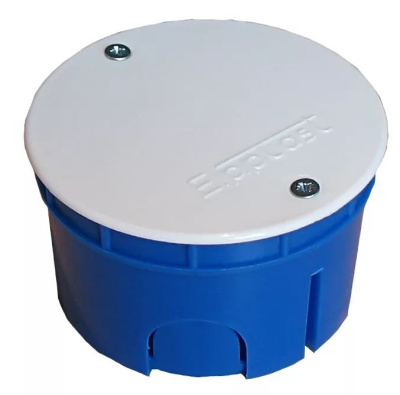 Коробка распред. СУ 73*42 мм д/твердых стен с крышкой