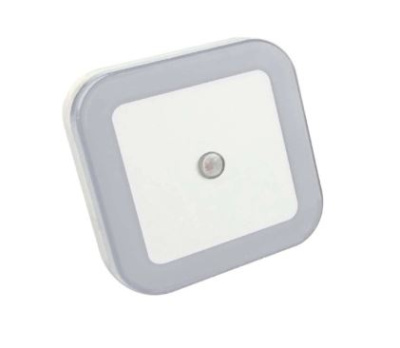Ночник ASD Квадрат с датчиком освещения 230V 8781 белый