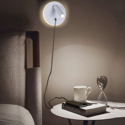 Светильник настенный S286203 USB/1KT LED 12W+USB WT