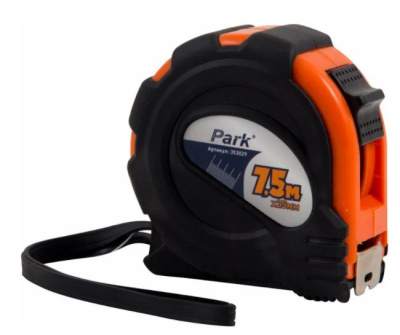 Рулетка Park 7,5м*25мм с фиксатором