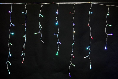 Гирлянда св/д S2A-056 180LED прозрачный провод "БАХРОМА" 5*0,6м 