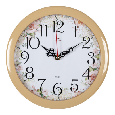 Часы 21 век 2323 пластик (23*23) d=23см