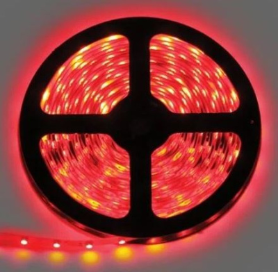 Лента светодиод.Ecola 12V 4.8W/m 60LED/mIP20 STD красная