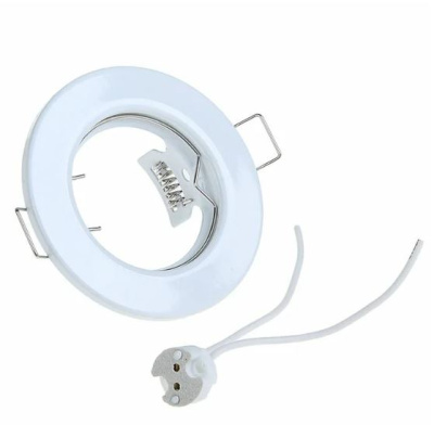 Точечный светильник встраиваемый Ecola DL90 GU5.3 Белый 