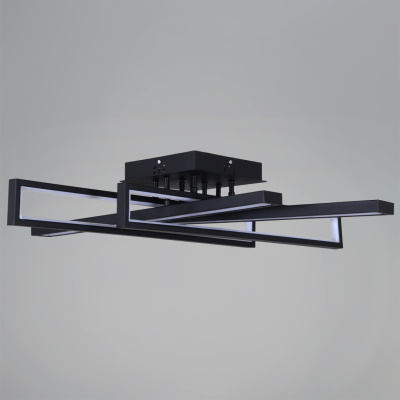 Люстра светодиодная S258227/2+2 BK LED с пультом 212W(16960lm) 760*760мм