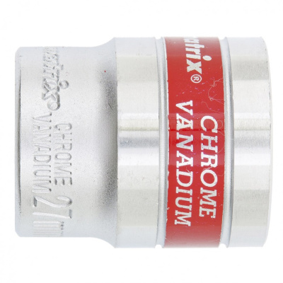 Головка торцевая, 27 мм, 6-гранная, под квадрат 1/2" Matrix