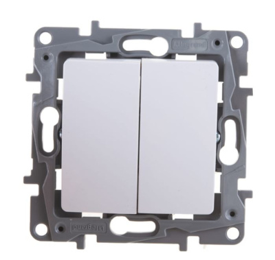 Выкл. мех.2кл. СУ Legrand ETIKA  бел