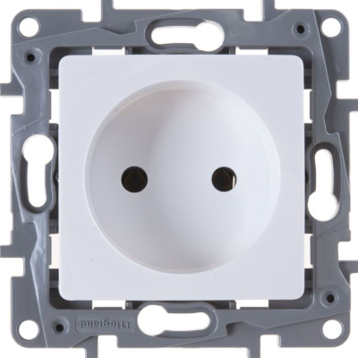 Розетка мех.1м б/з СУ Legrand ETIKA  бел