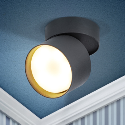 Спот OL12 BK GX53 82*80 ЭРА