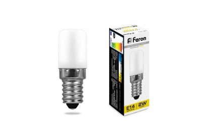 Лампа св/д для холодильн.E14 2W (160lm) 4K 51*18 Feron Лампа св/д для холодильн.E14 2W (160lm) 4K 51*18 Feron