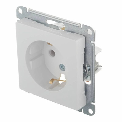 Розетка мех.1м с/з СУ Schneider AtlasDesign бел