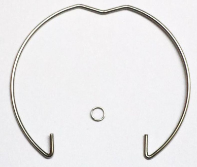 Пружина без стопоров для фиксации лампы MR16