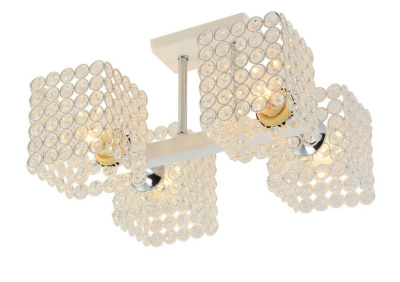 Люстра потолочная S201335/4 WH+CR