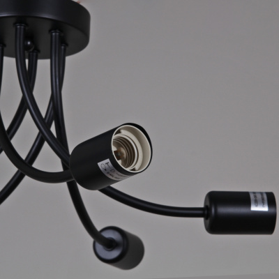 Люстра потолочная S201730/6 BK E27 450*210