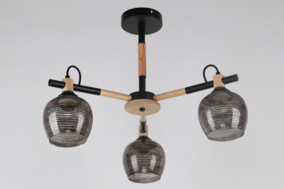 Люстра L31072/3 BK+BR+BK