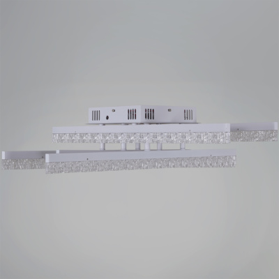 Люстра светодиодная S290295/6 WT с пультом 144W 11520lm 700*150мм